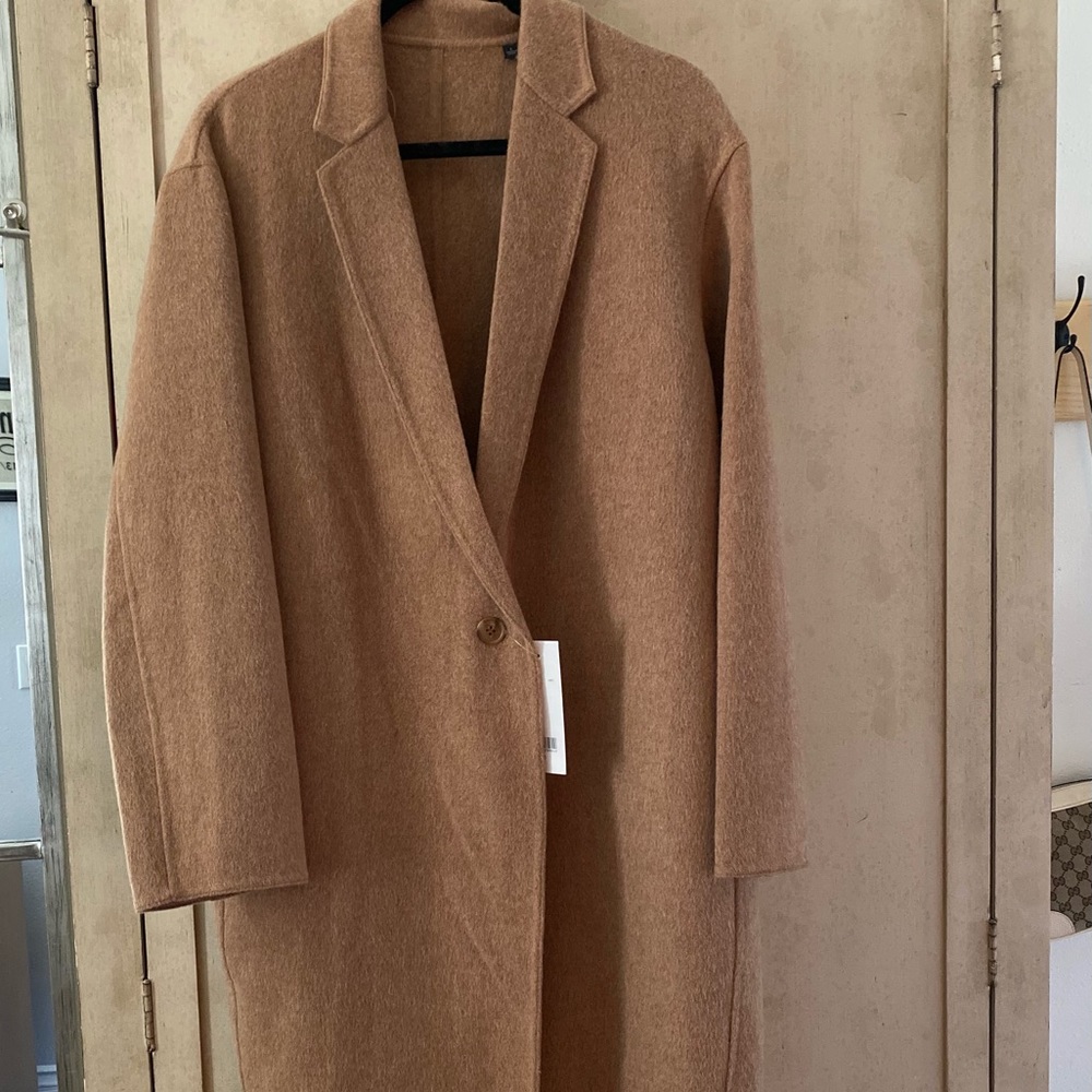 Double-Face Cocoon Coat